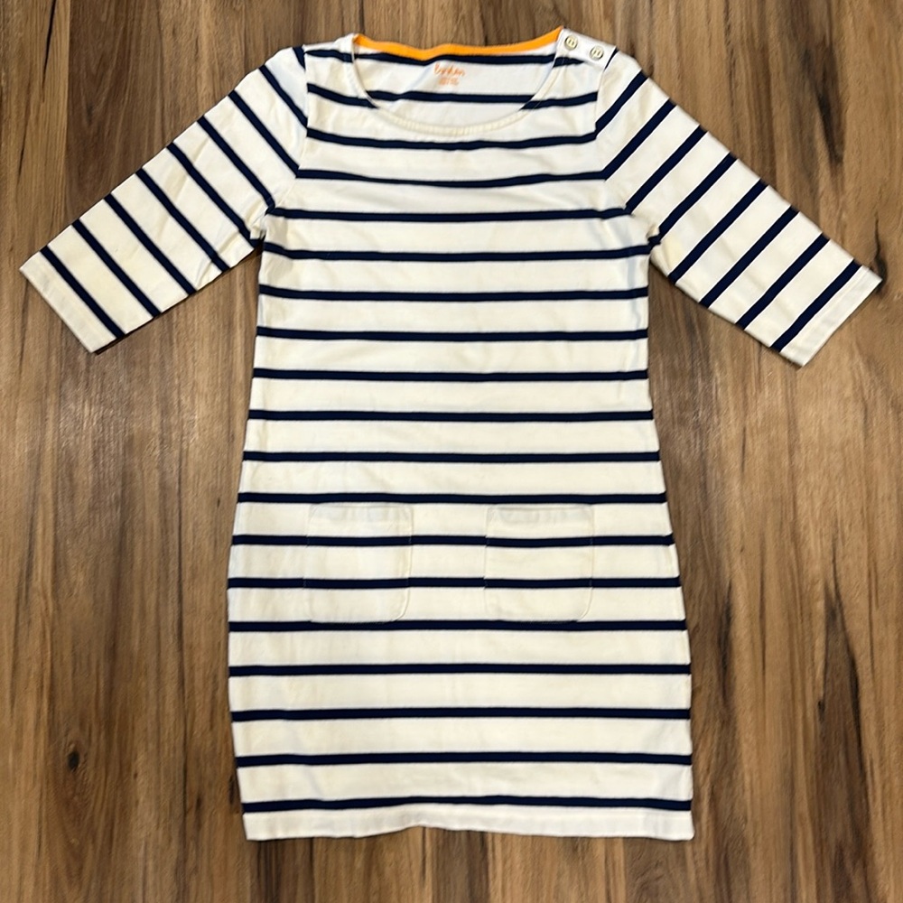 Boden striped tunic dress